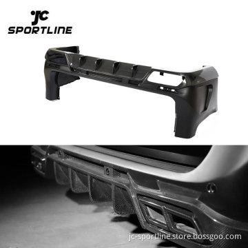 JCSPORTLINE Carbon Fiber Rear Bumper for Mercedes-Benz V220d/V250 (2016-2018)